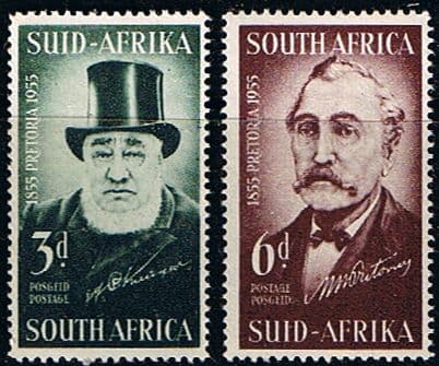 South Africa 1955 Centenary of Pretoria Set Fine Mint