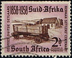 South Africa 1958 German Settlers Fine Used