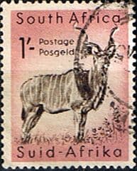 South Africa 1959 Wild Animals SG 175 Kudu Fine Used