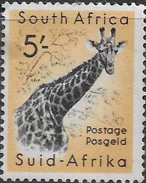 South Africa 1959 Wild Animals SG 177 Giraffe Fine Mint