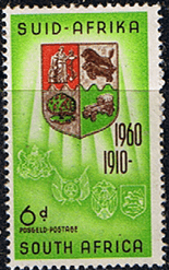 South Africa 1960 50th Anniversary of Union SG 180 Fine Mint