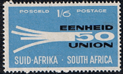 South Africa 1960 Anniversary of Union SG 182 Fine Mint