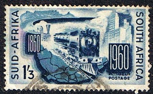 South Africa 1960 South African Railways Fine Used