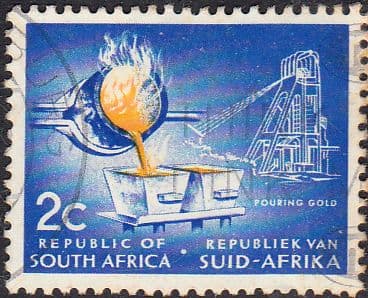 South Africa 1961 First Republick SG 201 Fine Used