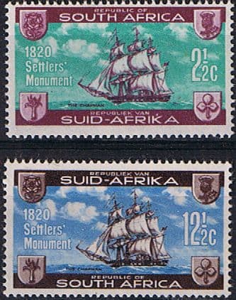 South Africa 1962 British Settlers Monument Set Fine Mint