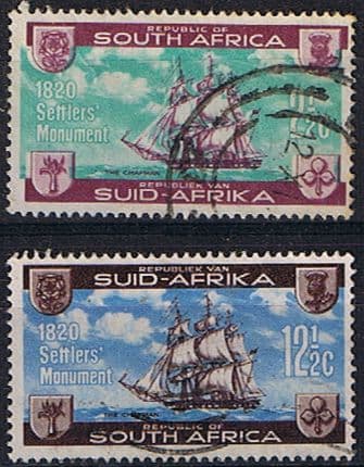 South Africa 1962 British Settlers Monument Set Fine Used