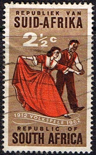 South Africa 1962 SG 221 Volkspele ( folk-dancing ) Fine Used