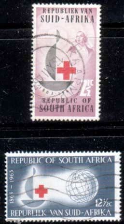South Africa 1963 Red Cross Centenary Set Fine Used