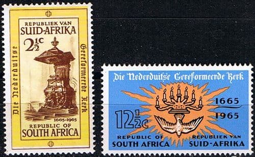 South Africa 1965 Dutch Reformed Church Set Fine Mint