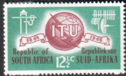 South Africa 1965 l.T.U. Centenary SG 259 Fine Mint