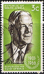 South Africa 1966 Verwoerd Commemoration SG 267 Fine Used