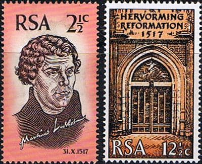 South Africa 1967 Reformation Set Fine Mint