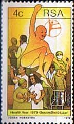 South Africa 1979 Health Year SG 463a Perf 14x13.5 Fine Mint