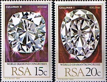 South Africa 1980 World Diamond Congresses Set Fine Mint