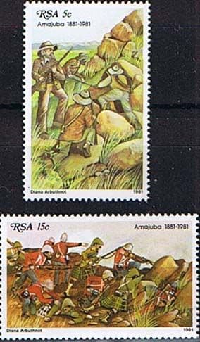South Africa 1981 Battle of Amajuba Set Fine Mint