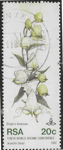 South Africa 1981 World Orchid Conference SG 500 Fine Used