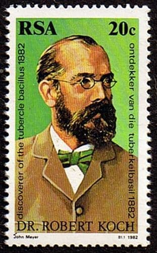South Africa 1982 Dr. Robert Koch Fine Mint
