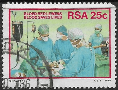 South Africa 1986 Blood Donor Campaign SG 596 Fine Used
