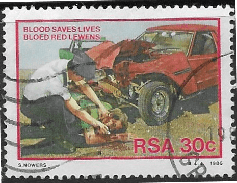 South Africa 1986 Blood Donor Campaign SG 597 Fine Used