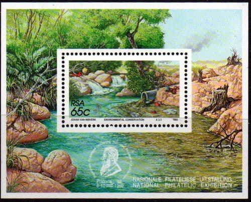 South Africa 1992 Environmental Conservation Miniature Sheet Fine Used