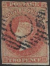 South Australia 1856 Queen Victoria SG 8 Good Used