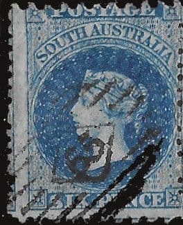South Australia 1867 Queen Victoria SG 57 Fine Used