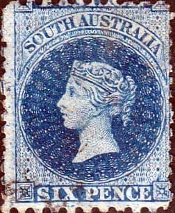 South Australia 1870 Queen Victoria SG 106 Good Used