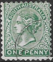 South Australia 1876 Queen Victoria SG 167b Fine Used