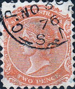 South Australia 1876 Queen Victoria SG 168 Fine Used