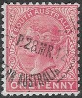 South Australia 1876 Queen Victoria SG 176a Fine Used