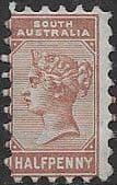 South Australia 1883 Queen Victoria SG 182c Used