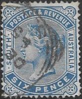 South Australia 1883 Queen Victoria SG 190 Fine Used