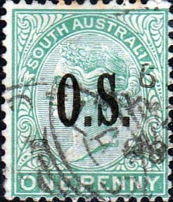 South Australia 1891 Queen Victoria Official Overprint SG O54 Fine Used
