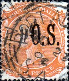 South Australia 1891 Queen Victoria Official Overprint SG O57 Fine Used