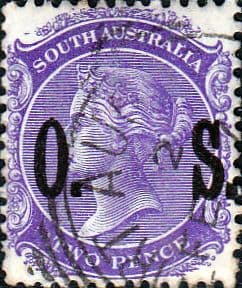 South Australia 1899 Queen Victoria Official Overprint SG O82 Fine Used