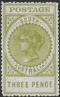 South Australia 1902 Long Tom SG 268 Fine Mint