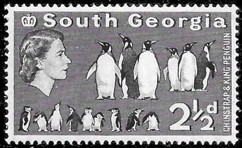 South Georgia 1963 Chinstrap Penguin SG 4 Fine Mint