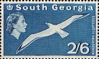 South Georgia 1963 Wandering Albatros SG 12 Fine Mint