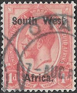South West Africa 1923 King George V Single English SG 2 Fine Used