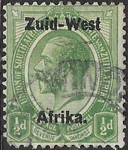 South West Africa 1923 King Geroge V Single Afrikaans SG 1 Fine Used