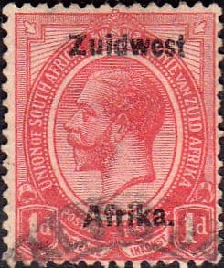 South West Africa 1923 King Geroge V Single Afrikaans SG 17  Fine Used