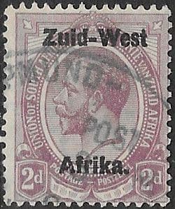 South West Africa 1923 King Geroge V Single Afrikaans SG 3 Fine Used
