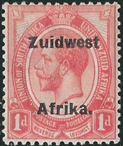 South West Africa 1923 King Geroge V Single Afrikaans SG 30  Fine Mint