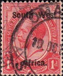 South West Africa 1923 King Geroge V Single English SG 17 Fine Used