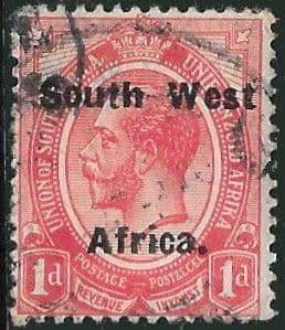 South West Africa 1923 King Geroge V Single English SG 30  Fine Used