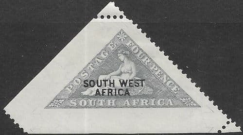 South West Africa 1927 Triangles Overprinter South West SG 55A  Fine Mint
