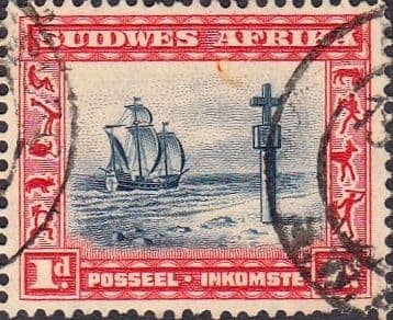South West Africa 1931 Cape Cross Afrikaans SG 75  Fine Used