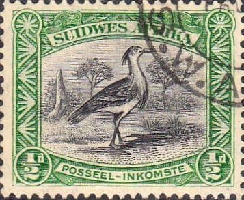 South West Africa 1931 Kori Bustard Afrikaans SG 74 Fine Used