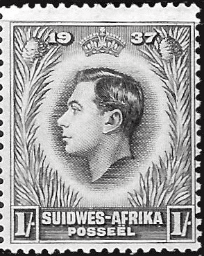 South West Africa 1937 Coronation Single Afrikaans SG 104 Fine Mint