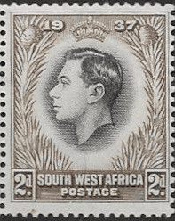 South West Africa 1937 Coronation Single English SG 100 Fine Mint